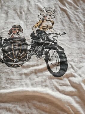 Mischief made T-shirt Motorcycle PINUP size XL
